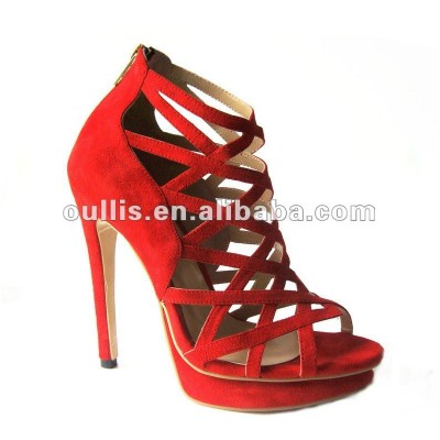 red shoes low heel small order women pumps shoes AJ182