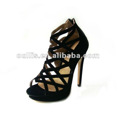 black shoes small order ladies shoes wholesale AJ183